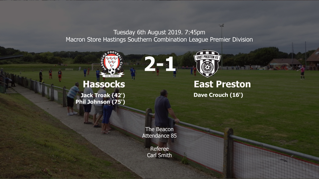 Report: Hassocks 2-1 East Preston, 06/08/19