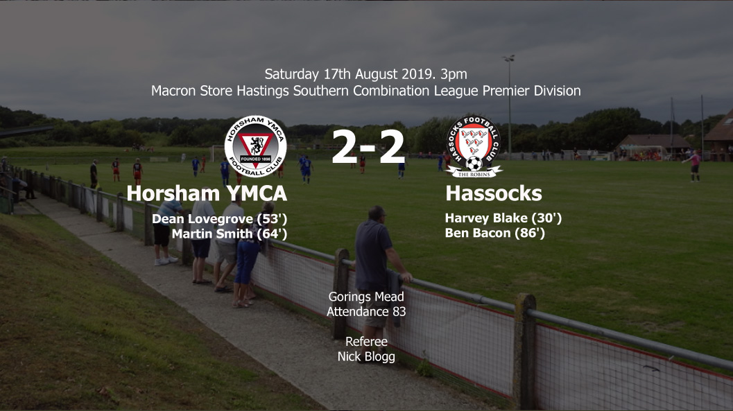 Report: Horsham YMCA 2-2 Hassocks, 17/08/19