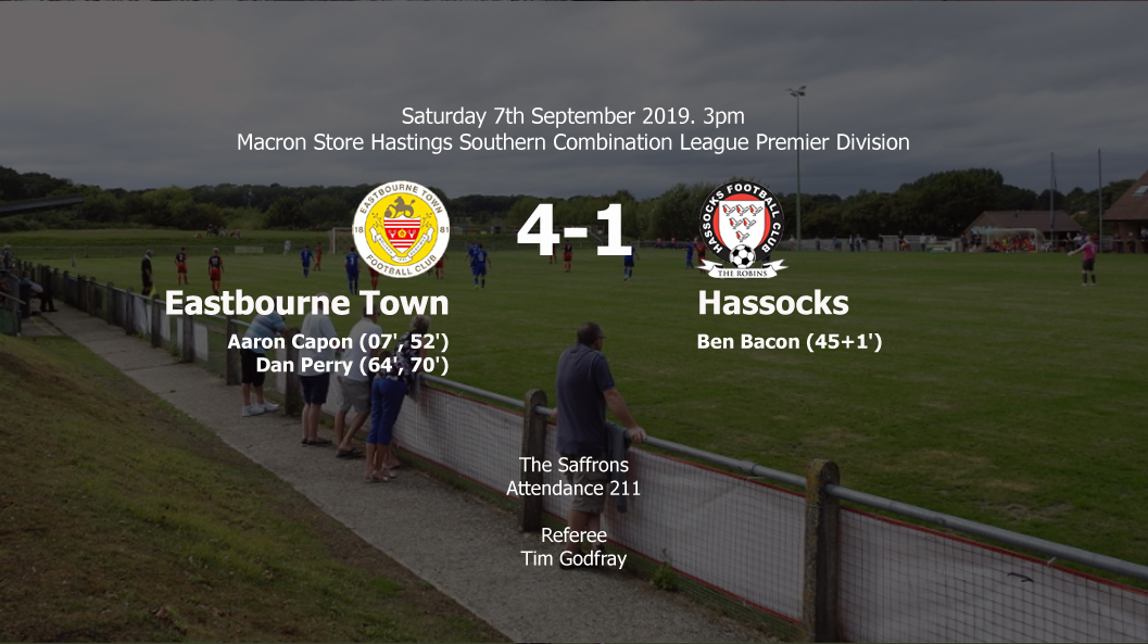 Report: Eastbourne Town 4-1 Hassocks, 07/09/19