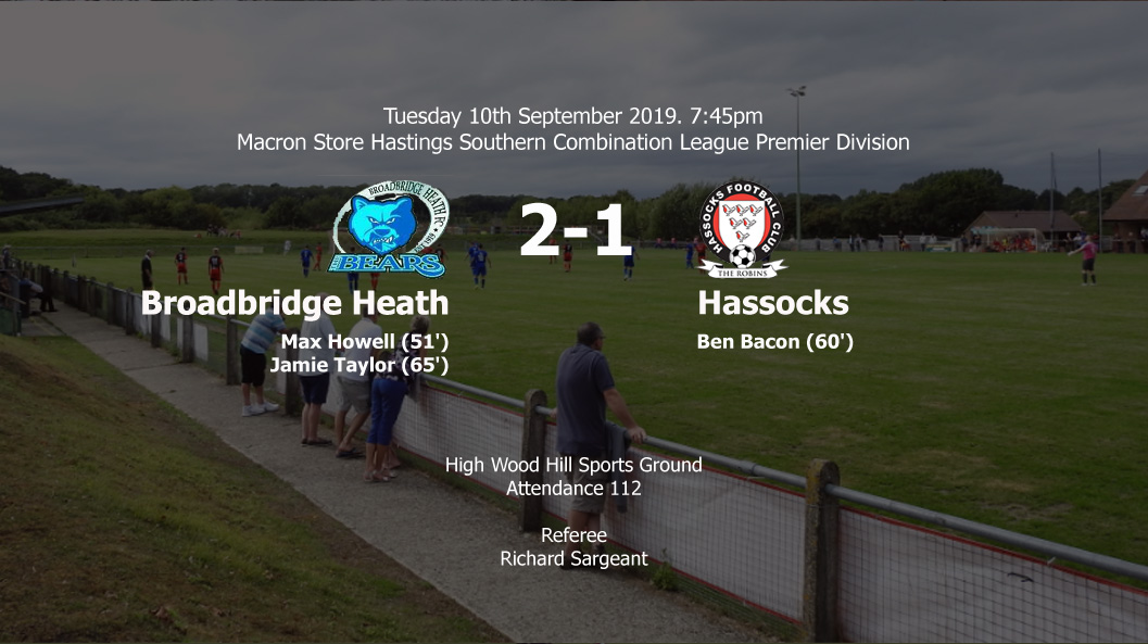Report: Broadbridge Heath 2-1 Hassocks, 10/09/19