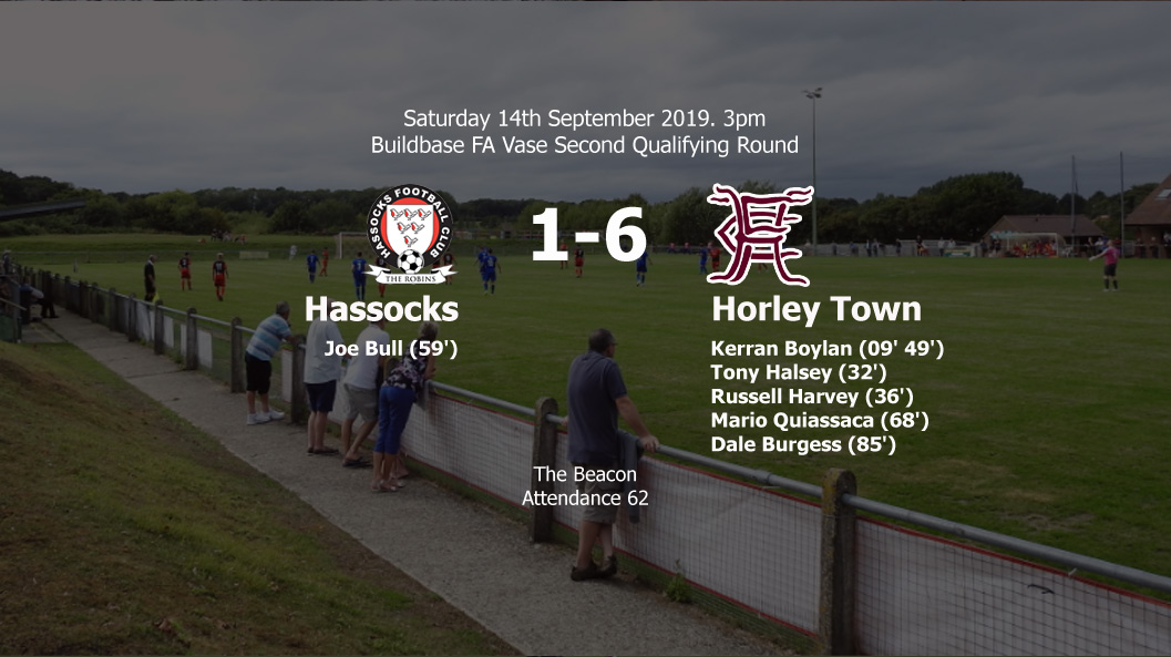 Report: Hassocks 1-6 Horley Town, 14/09/19