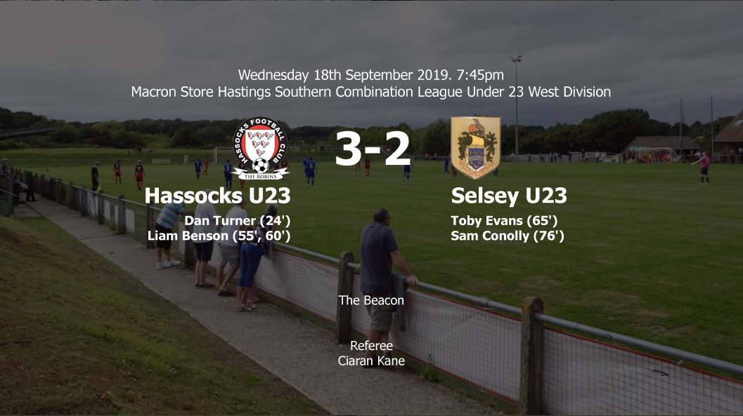 Report: Hassocks U23 3-2 Selsey U23, 18/09/19