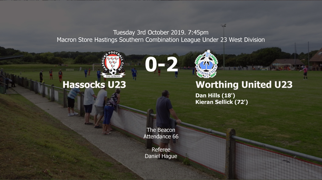 Report: Hassocks U23 0-2 Worthing United U23, 03/10/19