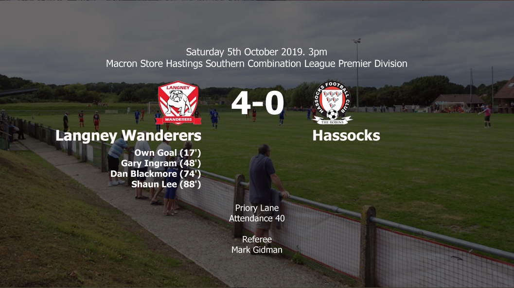 Report: Langney Wanderers 4-0 Hassocks, 05/10/19