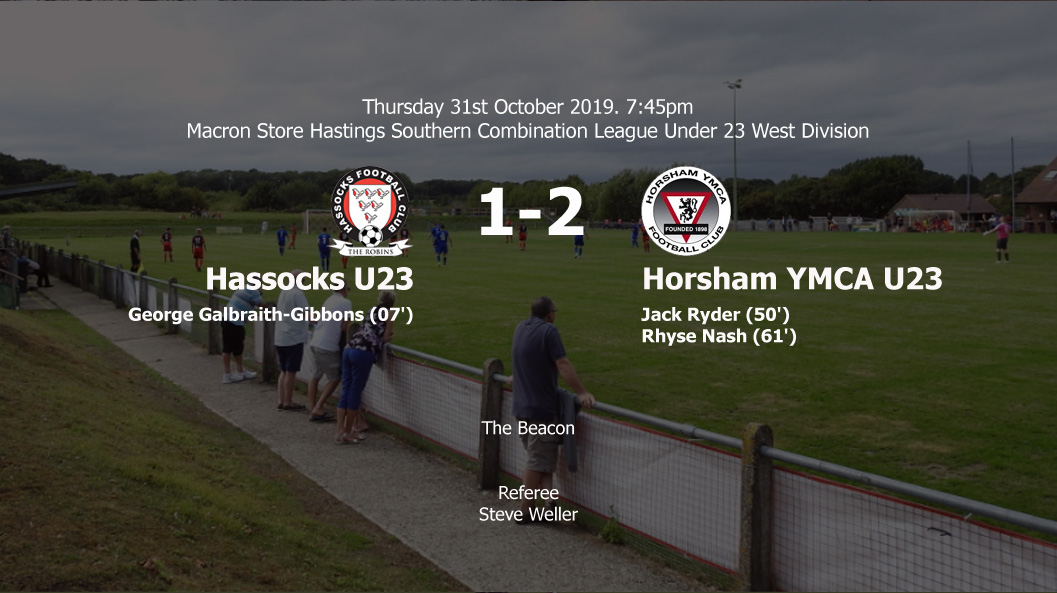 Report: Hassocks U23 1-2 Horsham YMCA, 31/10/19