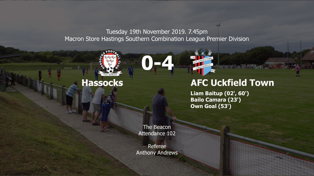 Report: Hassocks 0-4 AFC Uckfield Town, 19/11/19