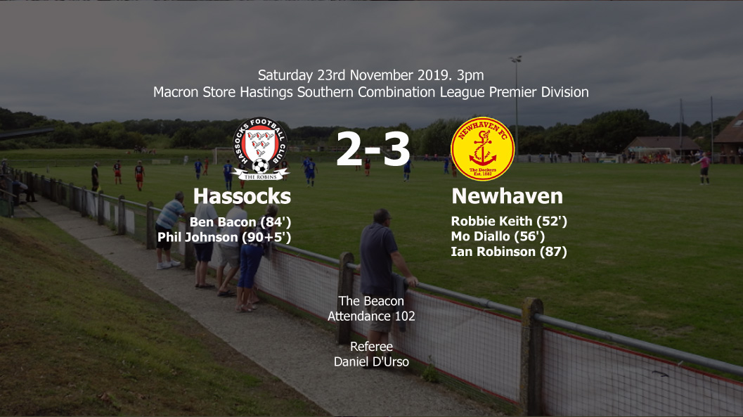 Report: Hassocks 2-3 Newhaven, 23/11/19