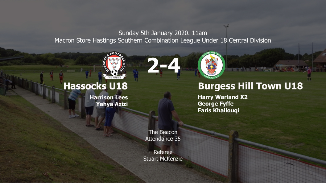 Report: Hassocks U18 2-4 Burgess Hill Town, 05/01/20