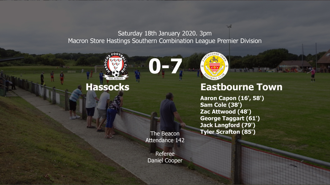 Report: Hassocks 0-7 Eastbourne Town, 18/01/20
