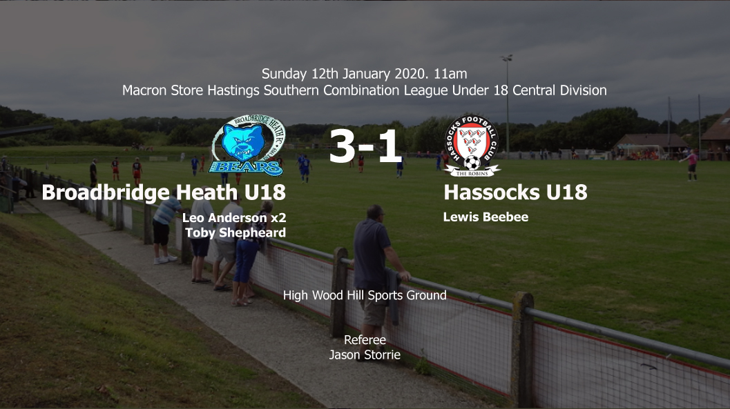 Report: Broadbridge Heath U18 3-1 Hassocks U18, 12/01/20