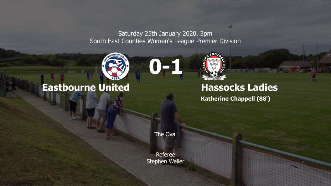 Report: Eastbourne United Women 0-1 Hassocks Ladies, 19/01/20