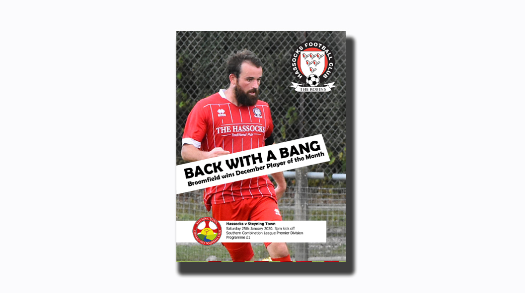 Matchday Programme: Hassocks v Steyning Town, 25/01/20