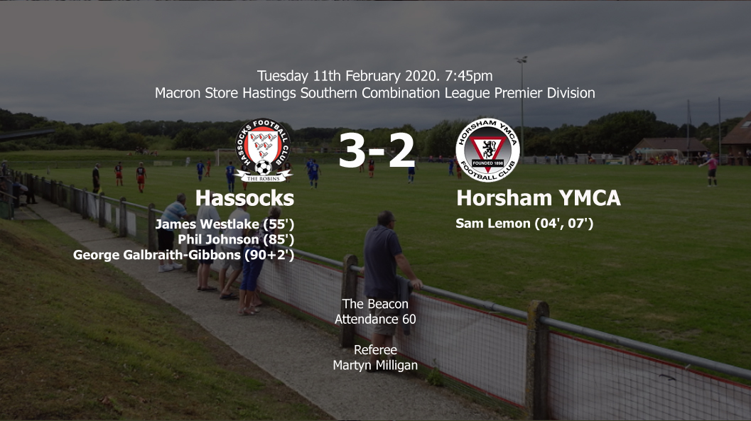 Report: Hassocks 3-2 Horsham YMCA, 11/02/20