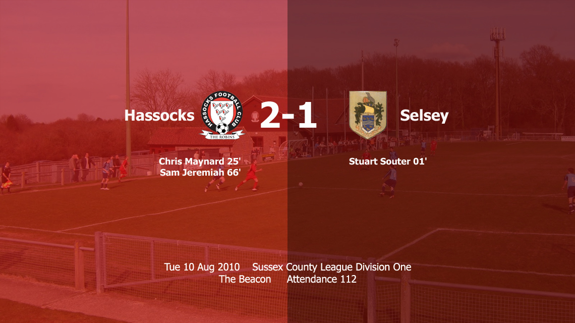 Report: Hassocks 2-1 Selsey, 10/08/10