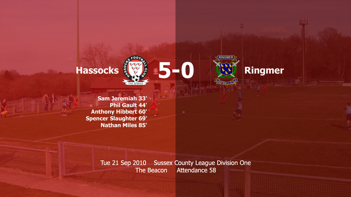 Report: Hassocks 5-0 Ringmer, 21/09/10