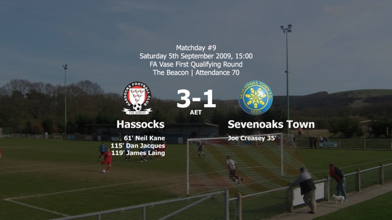 Report: Hassocks 3-1 Sevenoaks Town, 05/09/09