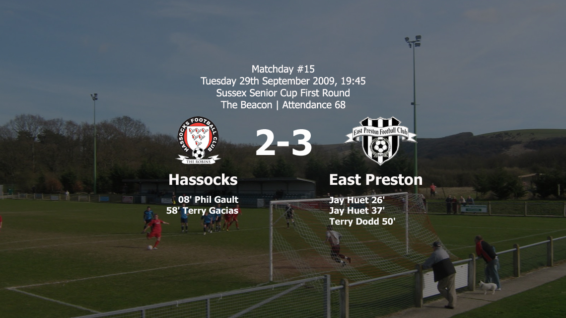 Report: Hassocks 2-3 East Preston, 29/09/09