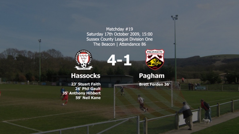 Report: Hassocks 4-1 Pagham, 17/10/09