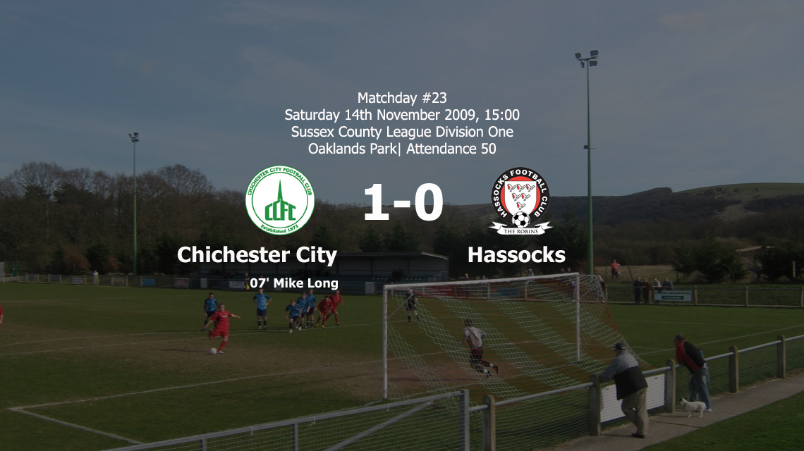Report: Chichester City 1-0 Hassocks, 14/11/09