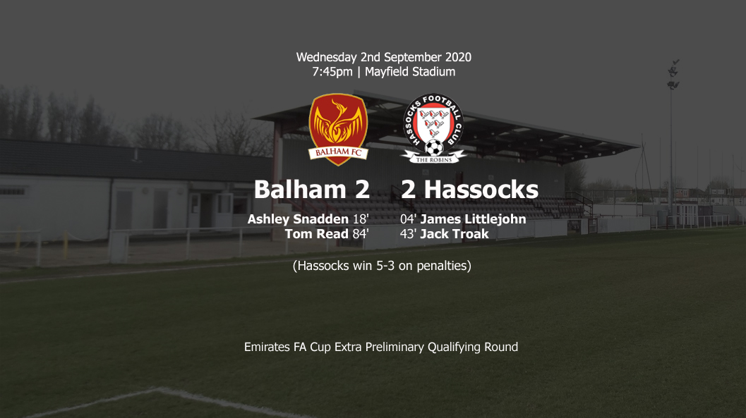 Report: Balham 2-2 Hassocks