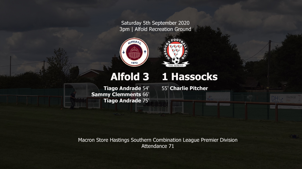 Report: Alfold 3-1 Hassocks, 05/09/20