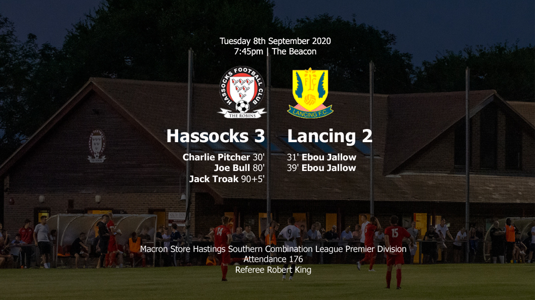 Report: Hassocks 3-2 Lancing, 08/09/20