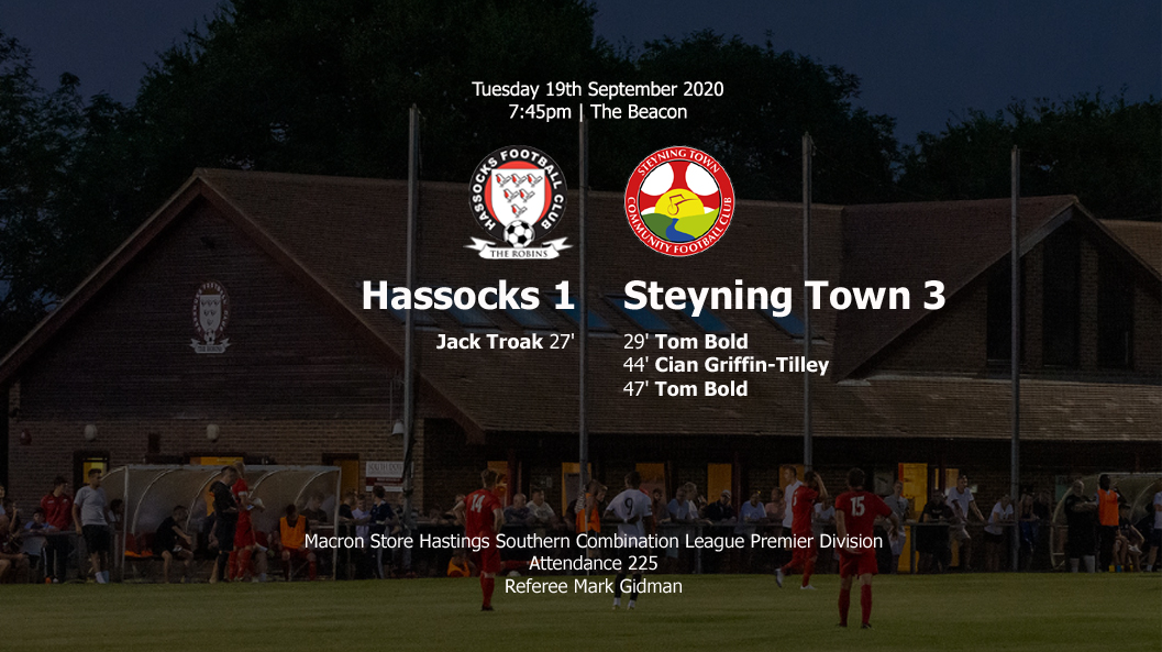 Report: Hassocks 1-3 Steyning Town, 15/09/20