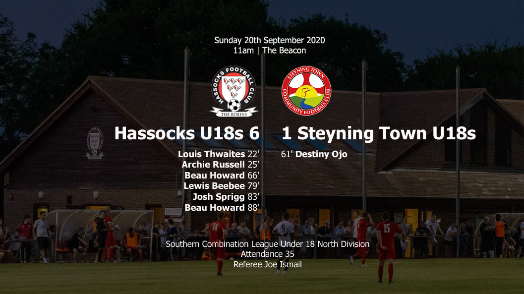Report: Hassocks U18 6-1 Steyning Town U18, 20/09/20