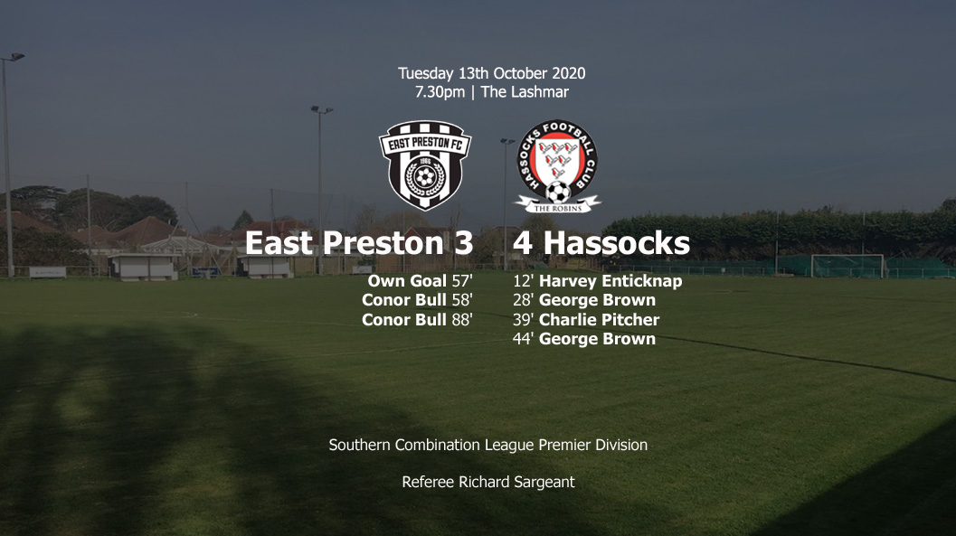 Report: East Preston 3-4 Hassocks, 13/10/20