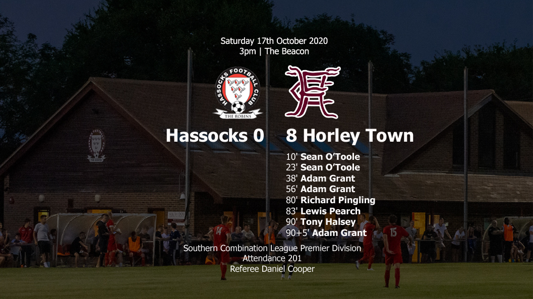 Report: Hassocks 0-8 Horley Town, 17/10/20