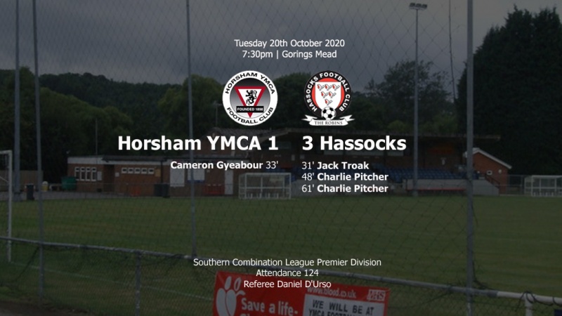 Report: Horsham YMCA 1-3 Hassocks, 20/10/20