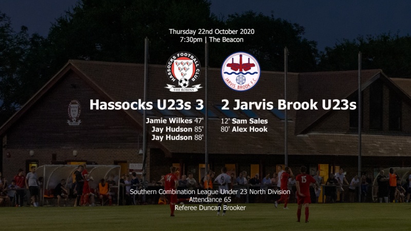 Report: Hassocks U23 3-2 Jarvis Brook U23, 22/10/20