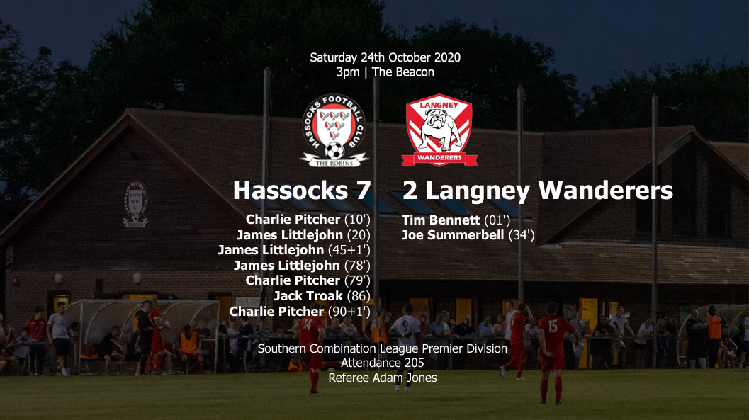 Report: Hassocks 7-2 Langney Wanderers, 24/10/20