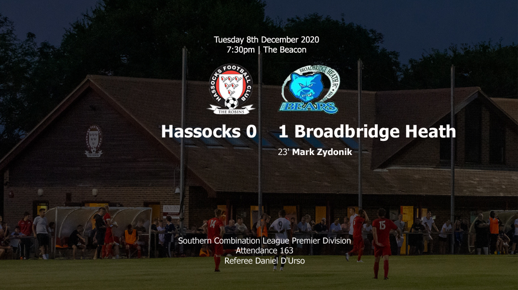 Report: Hassocks 0-1 Broadbridge Heath, 08/12/20