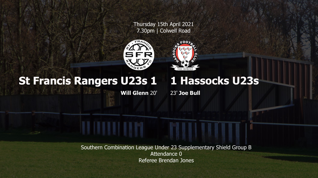 Report: St Francis Rangers U23 1-1 Hassocks U23, 15/04/21