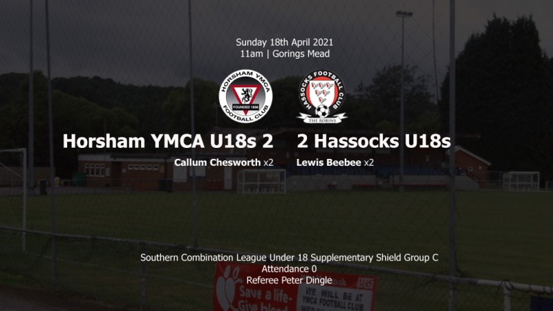 Report: Horsham YMCA U18 2-2 Hassocks U18, 18/04/21