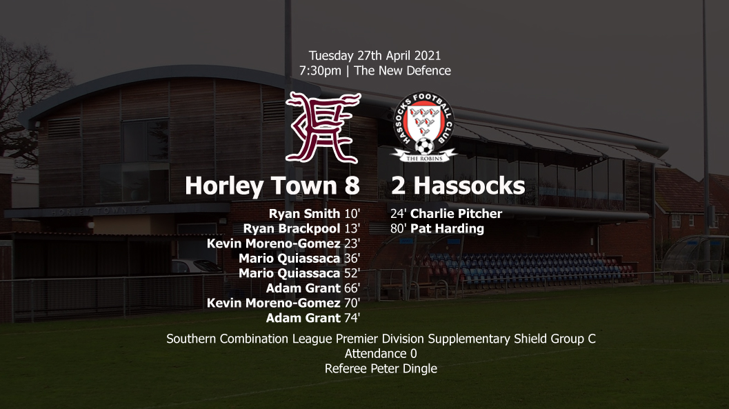 Report: Horley Town 8-2 Hassocks, 27/04/21