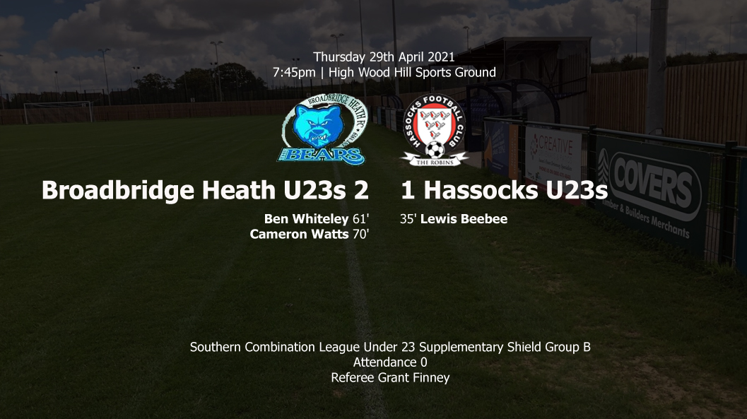 Report: Broadbridge Heath U23s 2-1 Hassocks U23s, 29/04/21