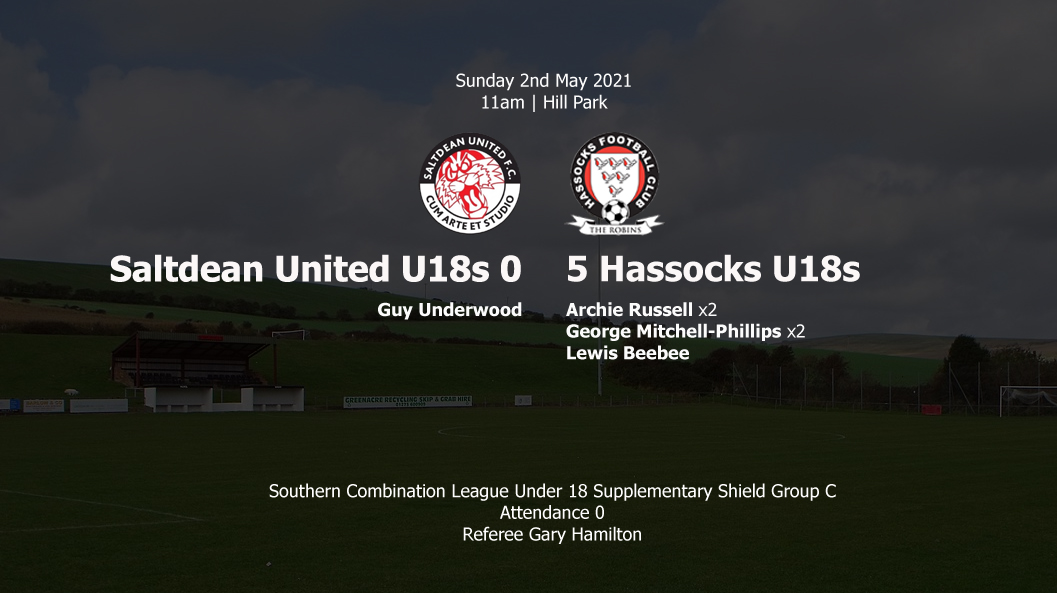 Report: Saltdean United U18 0-5 Hassocks U18, 02/05/21