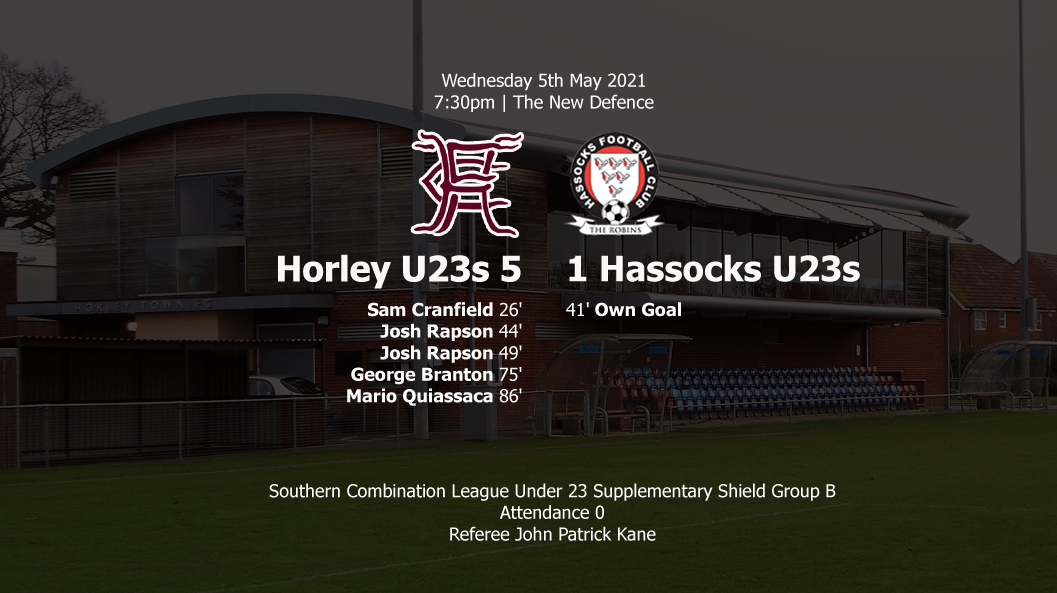Report: Horley Town U23 5-1 Hassocks U23, 05/05/21