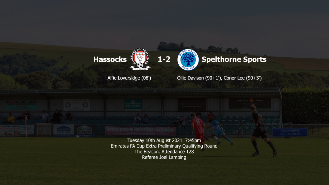 Report: Hassocks 1-2 Spelthorne Sports