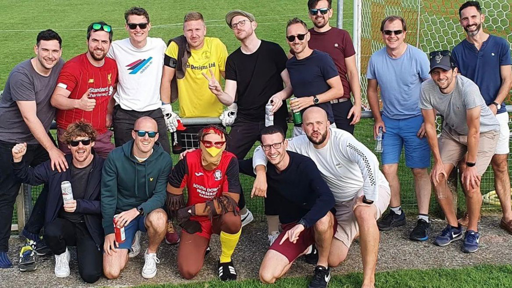 Swindon Town fan Steve wows the Robins of Hassocks on his stag do