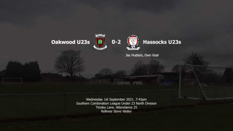 Report: Oakwood U23s 0-2 Hassocks U23s