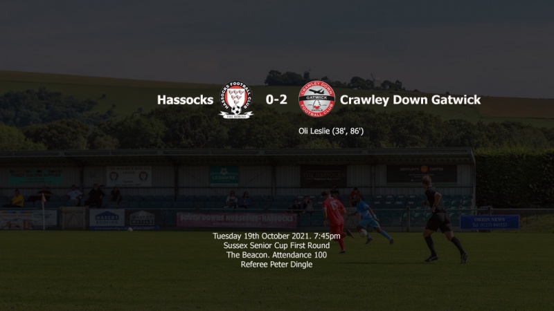 Report: Hassocks 0-2 Crawley Down Gatwick