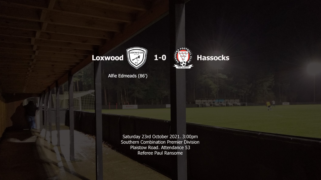 Report: Loxwood 1-0 Hassocks