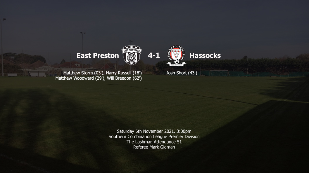 Report: East Preston 4-1 Hassocks