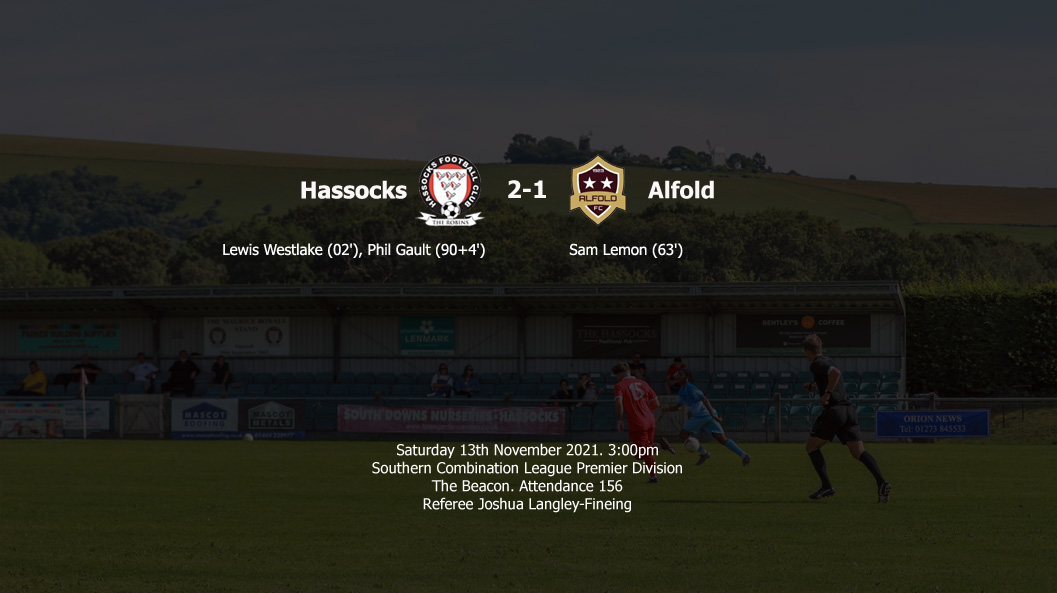 Report: Hassocks 2-1 Alfold