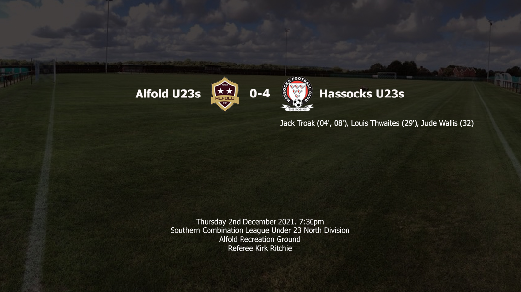 Report: Alfold U23s 0-4 Hassocks U23s
