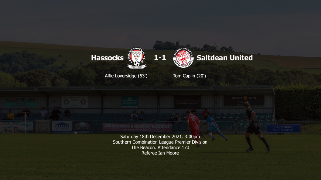 Report: Hassocks 1-1 Saltdean United