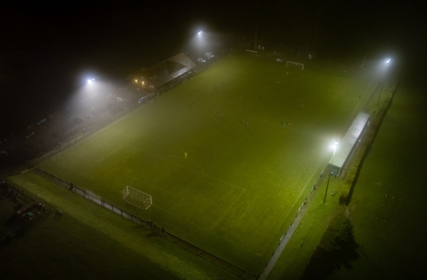 Floodlit football against Vase quarter finalists Peacehaven